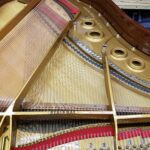 restringing a piano