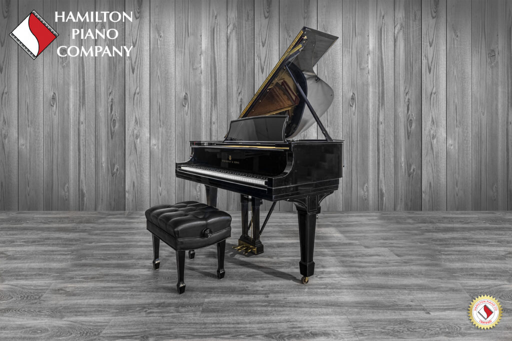 Black Steinway L Baby Grand Piano from Hamilton Piano Company in West Palm Beach