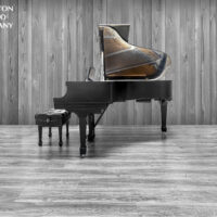 Steinway Model LBaby Grand Piano with custom carbon fiber and a qrs player system from Hamilton Piano Company in West Palm Beach