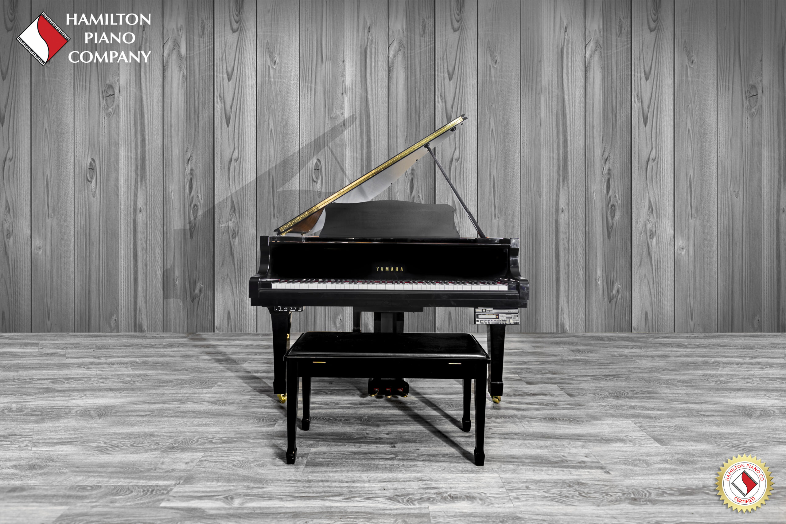 Yamaha DC2A Baby Grand Piano with a player system from Hamilton Piano Company in West Palm Beach