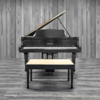 Satin Ebony Yamaha C3 Grand Piano for sale near me, Hamilton Piano co West Palm Beach