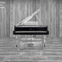 a custom built baby grand piano at hamilton piano company