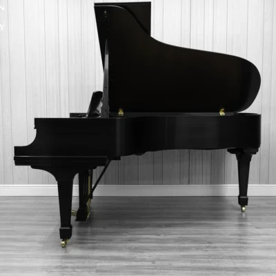 1984 Steinway B Grand Piano in satin ebony finish.
