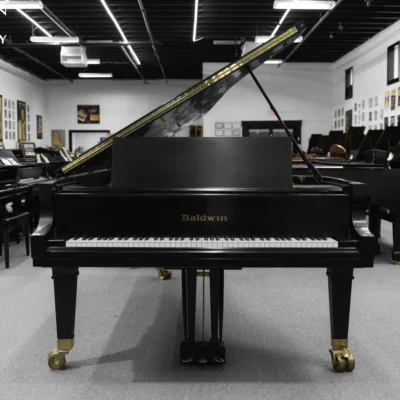 A 9ft Baldwin SD concert grand piano in hand-rubbed satin ebony finish