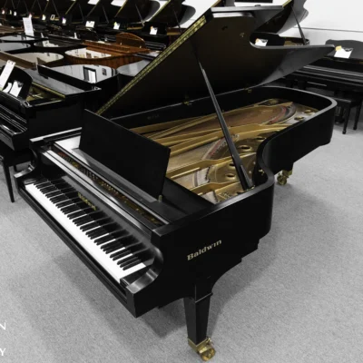 A 9ft Baldwin SD concert grand piano in hand-rubbed satin ebony finish