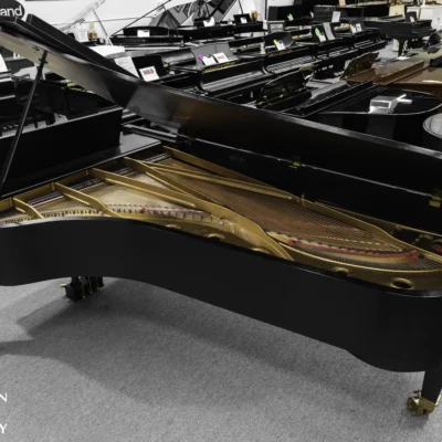 A 9ft Baldwin SD concert grand piano in hand-rubbed satin ebony finish