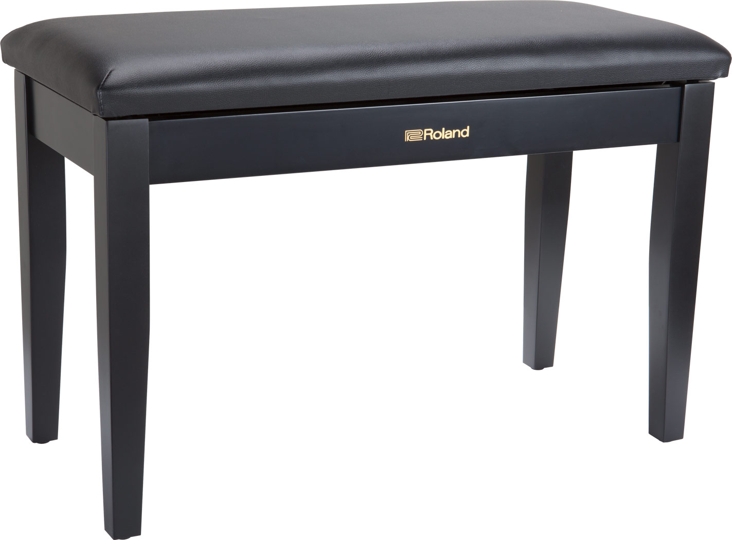 Roland RPB-D100BK duet piano bench finished in satin black.