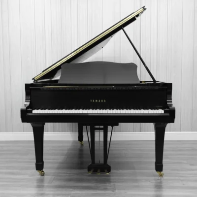 Yamaha C3 Grand Piano in hand-rubbed satin ebony finish.