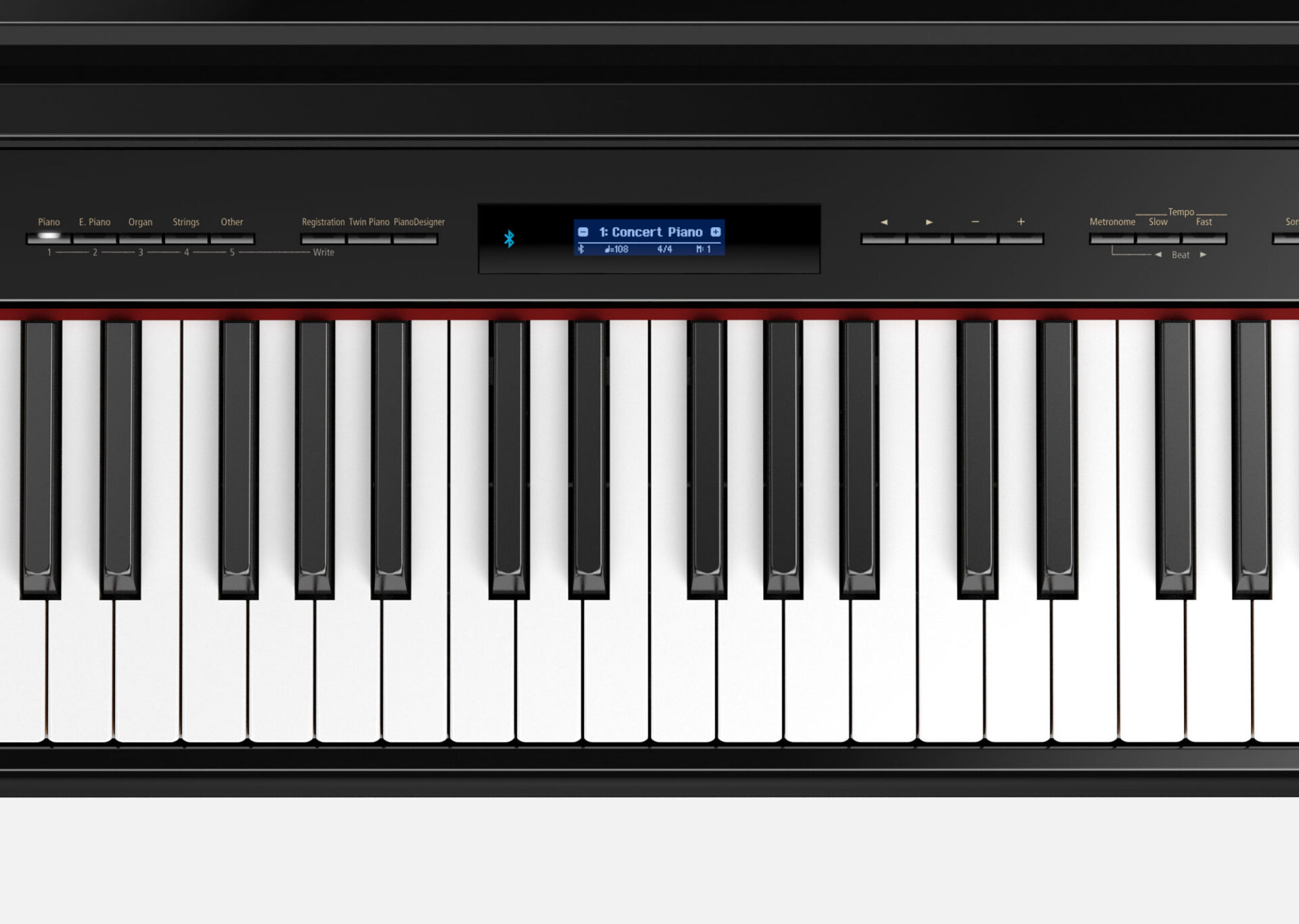 Roland GP609 keyboard and display