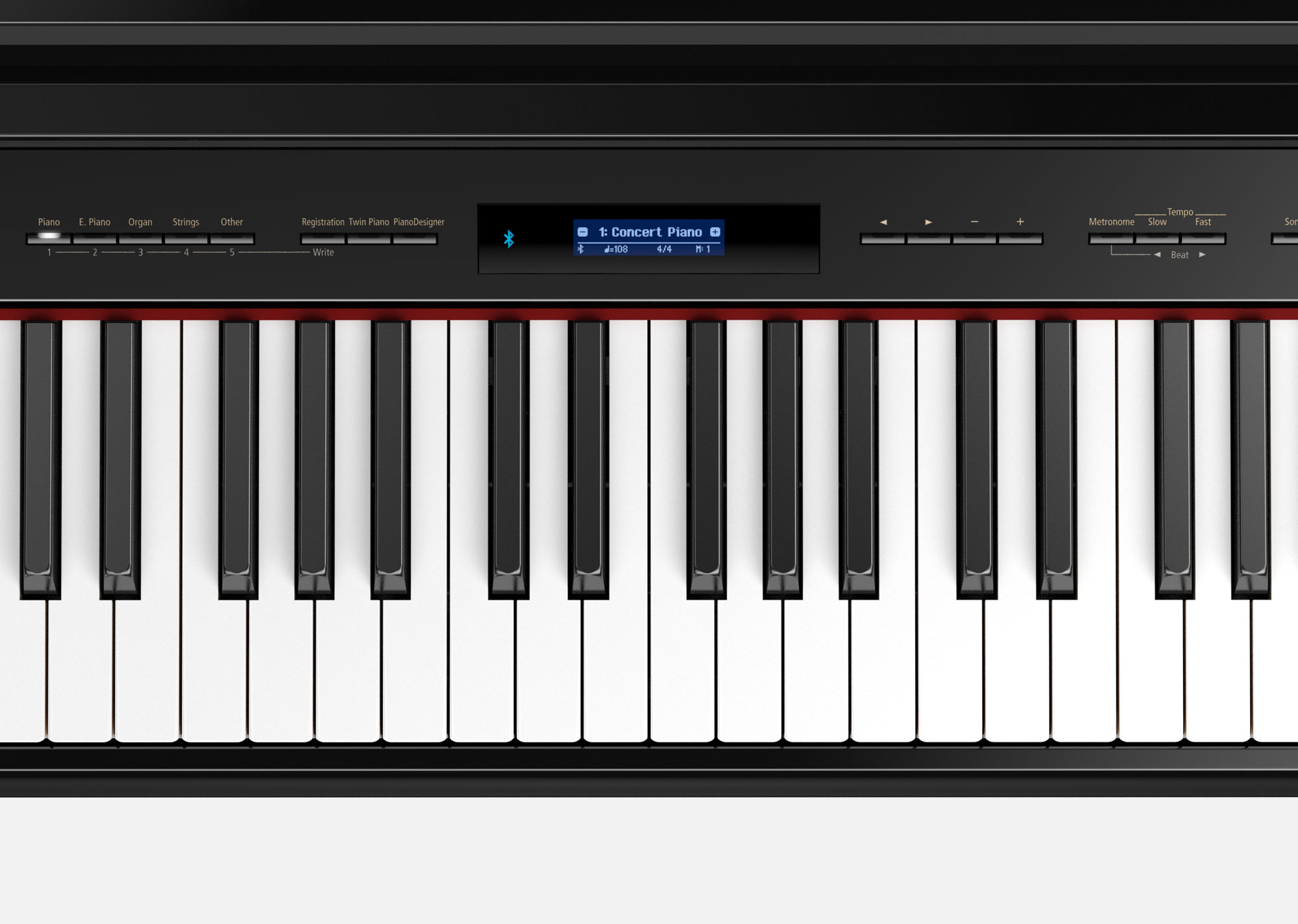Roland GP609 keyboard and display